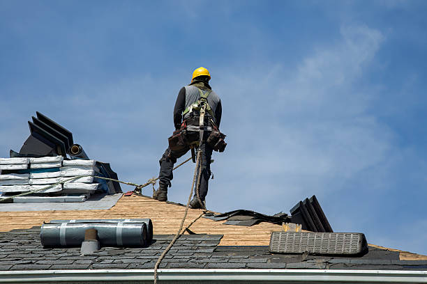 Professional Metal Roofing technician working in North Franklin, CT